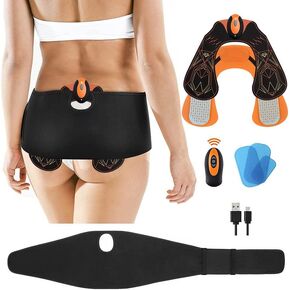 HIPS Trainer, ABS Stimulator Electronic Muscle Toner, Smart Wearable Butt Lifting Machine, Body Beauty Intelligent Wireless Fitness Apparatus for Men Women