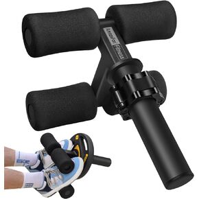 AmazeFan Tib Bar, Tibialis Trainer Leg Workout, Knees Over Toes Tibia Dorsi Calf Machine for Strength Training Calves/Shins/Ankles and Ripping Lower Leg Muscles, Fit 2" Weight Plates and All Shoe Size