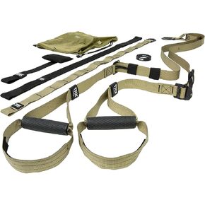 TRX Tactical Gym, Tactical Suspension-Trainer Gym Kit, Fitness Training Designed for Military Veterans, Home Gym System with Exercise Straps