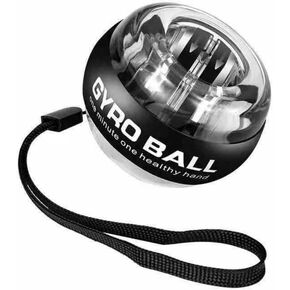 Auto Start Gyro Ball,Wrist Power Ball Exerciser, Strengthener and Forearm Gyro Ball Wrist Exerciser, Wrist Ball for Strengthen Arms, Fingers, Wrist Bones and Muscles,Auto-Start Colorful Lighting