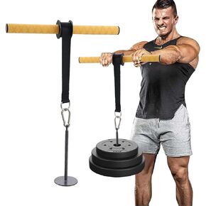 PELLOR Wrist Roller, Muscle Strength Forearm Exerciser with Hand Grip, Fitness Forearm Workout Equipment, Wrist and Forearm Blaster for Training, Workout, Fitness