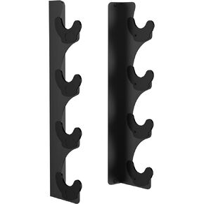 Wall Mounted Olympic Barbell Rack Horizontal Barbell Storage Rack Weight Bar Holder for 4 Bars