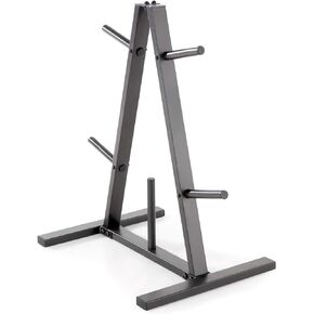 Marcy Standard Weight Plate Tree for 1-Inch Plates for Home Gym, 300 lb. Max. Capacity PT-5733