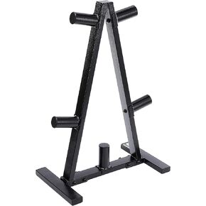 CAP Barbell A Frame Olympic Plate Rack, Dark Gray