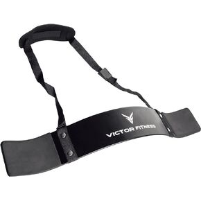 فيكتور فيتنس ذراع ألومنيوم أسود قابل للتعديل لتجعيد العضلة ذات الرأسين والعضلة ثلاثية الرؤوس يدعم الشكل الأمثل ويقلل من التعبVFBLST in Kuwait