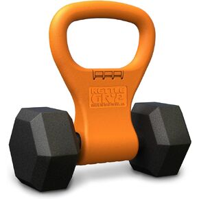 KETTLE GRYP - The Original - As Seen on SHARK TANK! Converts Your Dumbbells Into Kettlebells - Made in the USA - Dumbbell Grip Handle