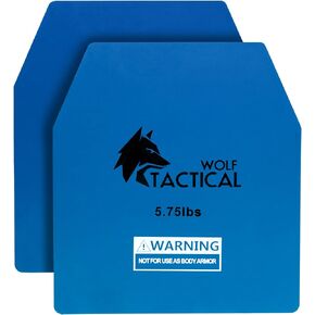 WOLF TACTICAL Weight Vest Plates - 5.75/8.75/14.5/19.75LB Pairs - WODs, Strength Training, Running, Heavy Workouts