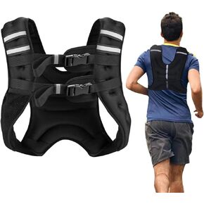 BITLIFUN Weighted Vest for Men Workout，Strength Training Weight Vest for Men and Women, Workout Equipment for Training,Running,Jogging,etc - 8lbs,12lbs,16lbs,20lbs,25lbs,30lbs