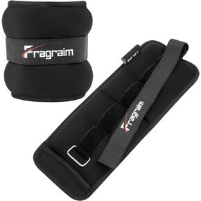 Fragraim Ankle Weights for Women Men Kids 1/2/3/4/6/8/10 LBS 1 Pair Leg Arm Wrist Weights with Adjustable Strap for Running, Walking, Pilates, Gymnastics, Aerobics