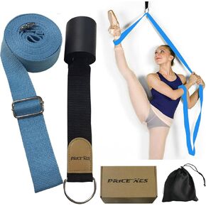 Leg Stretch Band - To Improve Leg Stretching - Easy Install on Door - Perfect Home Equipment For Ballet, Dance And Gymnastic Exercise Flexibility Stretching Strap Foot Stretcher Bands