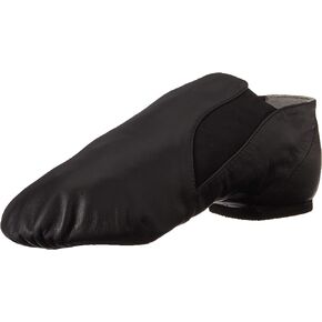 Bloch Dance Men's Elasta Bootie Leather and Elastic Split Sole Jazz Shoe
