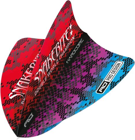 RED DRAGON Hardcore Freestyle Dart Flights- 3 Sets Per Pack (9 Dart Flights in Total) in Saudi Arabia
