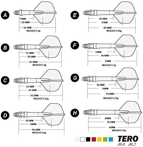 CUESOUL TERO AK4 Dart Flights شكل قياسي بتصميم علم الولايات المتحدة in Saudi Arabia