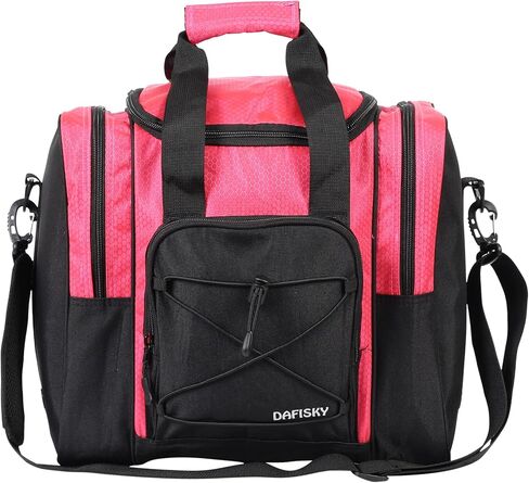 Bowling Ball Bag for Single Ball - Bowling Ball Tote Bag with Padded Ball Holder, 2 Pockets fit Bowling Shoes Up to Mens Size 14 and Accessories in Saudi Arabia