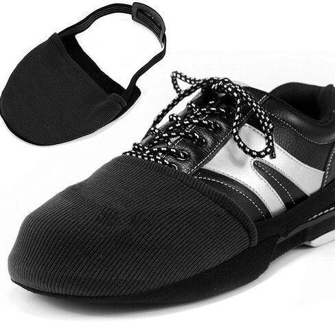 Bowling Shoe Slider，Bowling Shoe Cover 2 Pack / 1 Pair of Adjustable Sole Slide Covers | One Size Fits Most Bowling Shoes Men & Women | Elastic Band Creates Size Adaptations in Saudi Arabia