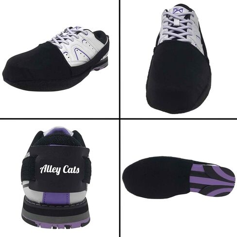 أحذية البولينج والرقص المتزلجون 2 حزمة / زوج واحد من أغطية الشرائح الوحيدة القابلة للتعديل | مقاس واحد يناسب معظم الرجال والنساء | شريط مطاطي يخلق تعديلات الحجم | ملحقات الرامي المثالية in Kuwait