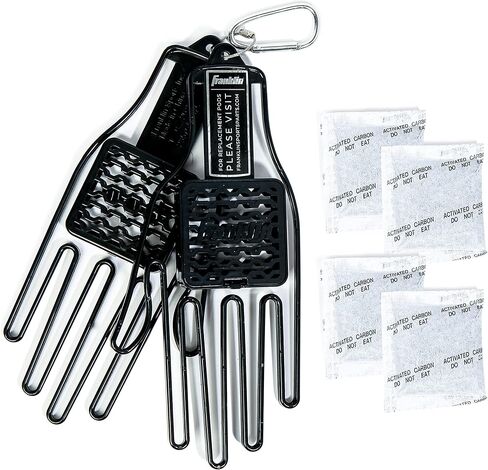 قفاز الضرب الرياضي من فرانكلين - يجفف العرق + يزيل الرائحة - يناسب البيسبول، الكرة اللينة، كرة القدم، الجولف + قفازات العمل - مقاسات البالغين + الأطفال in Kuwait