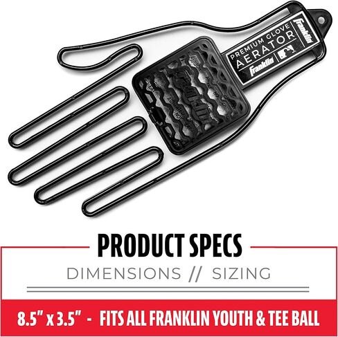 قفاز الضرب الرياضي من فرانكلين - يجفف العرق + يزيل الرائحة - يناسب البيسبول، الكرة اللينة، كرة القدم، الجولف + قفازات العمل - مقاسات البالغين + الأطفال in Kuwait