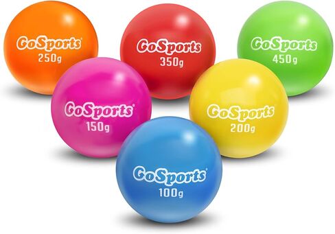 كرات GoSports Plyometric المرجحة لتدريب البيسبول والكرة اللينة 6 عبوات - كرات ذات وزن متغير لتحسين القوة والميكانيكا - اختر مجموعة PRO أو Elite in Saudi Arabia