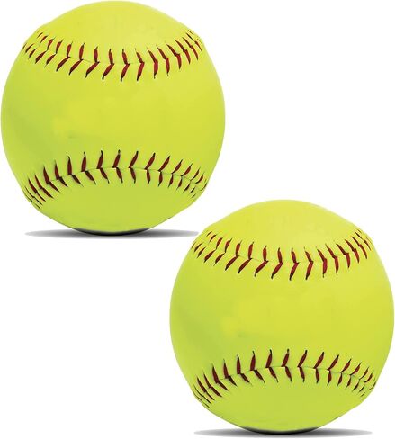 Softball Blank Ball PU Surface Cork Core Suitable for Bat Heavy Duty Slowpitch Sports Youth Boy and Girl Practice Training in Saudi Arabia