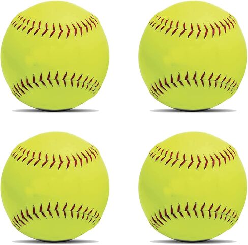 Softball Blank Ball PU Surface Cork Core Suitable for Bat Heavy Duty Slowpitch Sports Youth Boy and Girl Practice Training in Saudi Arabia
