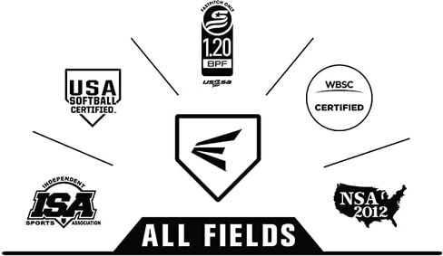 ايستون | مضرب الكرة اللينة كريستال فاست بيتش | معتمد لجميع المجالات | -13 قطرة | حاسب شخصي 1. الألومنيوم in Kuwait