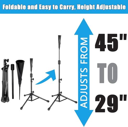 تي شيرت الضرب - تي شيرت الضرب لممارسة البيسبول والكرة اللينة، حامل تي شيرت قابل للتعديل، تي شيرت البيسبول عالي التحمل in Kuwait