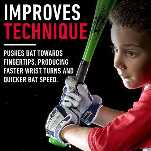 Franklin Sports Baseball Bat Swing Trainer - Gator Grip Grip Trainer - Baseball and Softball Hitting Aid - Knuckle Aligner and Swing Trainer in Saudi Arabia