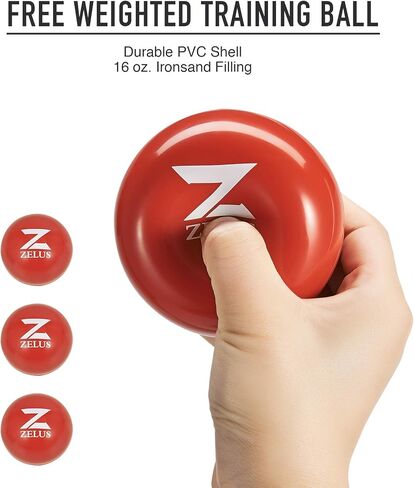 شبكة بيسبول ZELUS مقاس 7 × 7 أقدام | شبكة تدريب كرة البيسبول اللينة مع تي شيرت وكرات البيسبول وحقيبة حمل لضرب الضرب والرمي in Kuwait