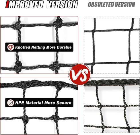 Baseball Softball Backstop Nets,Sports Net,Sports Netting Barrier,Sports Netting for Backyard,Twisted Knotted PE Net in Saudi Arabia