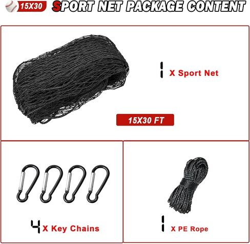 Baseball Softball Backstop Nets,Sports Net,Sports Netting Barrier,Sports Netting for Backyard,Twisted Knotted PE Net in Saudi Arabia