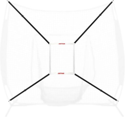 هدف منطقة الضربة القابلة للتعديل من OUUTMEE لشبكة كرة البيسبول اللينة، حزام مرفق لشبكة البيسبول 7x7 للمساعدة في تدريب ضرب الكرة اللينة (حزام المرفق فقط) in Kuwait