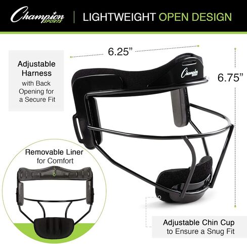 Champion Sports Steel Softball Face Mask in Saudi Arabia