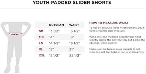 Marucci Youth Elite Padded Slider Shorts in Saudi Arabia