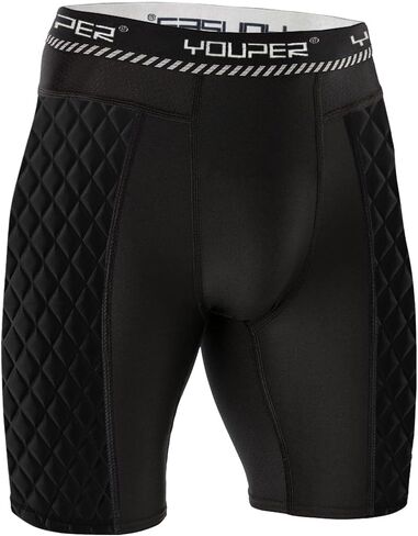 شورت Youper Elite المضغوط المبطن المنزلق مع جيب للبيسبول وكرة القدم in Kuwait