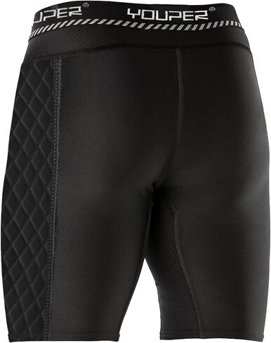 شورت Youper Elite المضغوط المبطن المنزلق مع جيب للبيسبول وكرة القدم in Kuwait