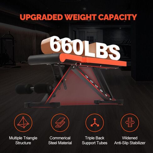 مقعد تدريب قابل للتعديل لوزن الجسم بالكامل، مقعد متعدد الاستخدامات، مقعد منحدر للياقة البدنية لصالة الألعاب الرياضية المنزلية in Kuwait