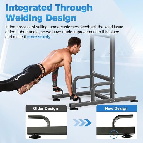 RELIFE REBUILD YOUR LIFE Power Tower Pull Up Bar Station Workout Dip Station for Home Gym Strength Training Fitness Equipment Newer Version,450LBS. in Saudi Arabia
