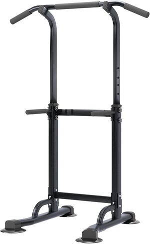 DlandHome Power Tower Dip Station Pull Up Bar for Home Gym Pull Up Bar Station Workout Equipment, Strength Training Fitness in Saudi Arabia