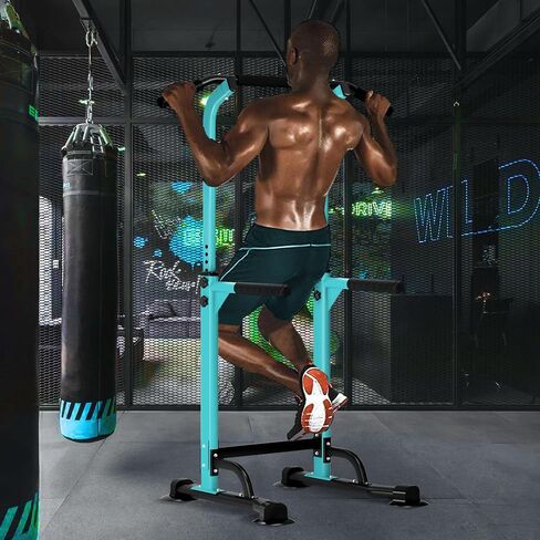DlandHome Power Tower Dip Station Pull Up Bar for Home Gym Pull Up Bar Station Workout Equipment, Strength Training Fitness in Saudi Arabia
