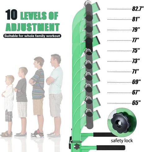 soges Power Tower Pull Up Bar Station, Free Standing Pull Up Rack Dip Station for Home Gym, Height Adjustable Home Strength Training Fitness Workout Equipment in Saudi Arabia