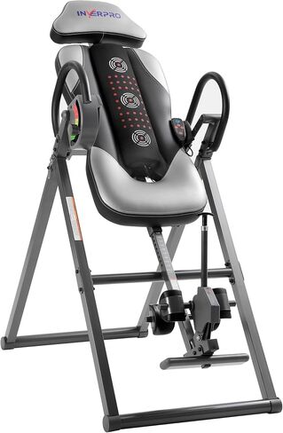 Model A Advanced Heat and Massage Heavy Duty Deluxe Inversion Table,320 lb Capacity,Gray/Black in Saudi Arabia