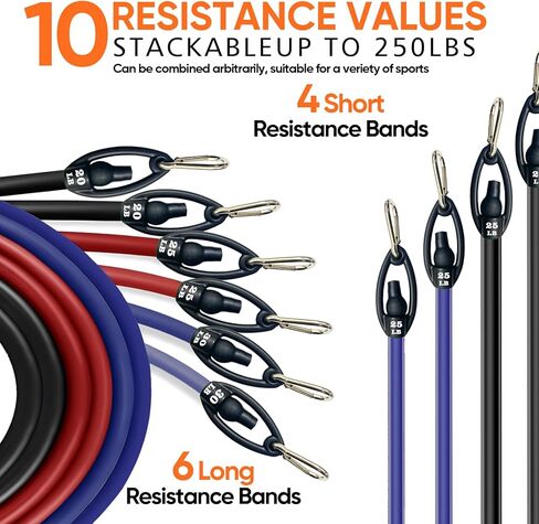 لوحة رفع مطورة: شريط دفع متعدد الوظائف مع أشرطة مقاومة، صالة ألعاب رياضية منزلية محمولة، معدات تدريب القوة، مقابض دفع لأعلى من أجل تمرينات ضغط مثالية، اللياقة المنزلية للرجال والنساء in Kuwait