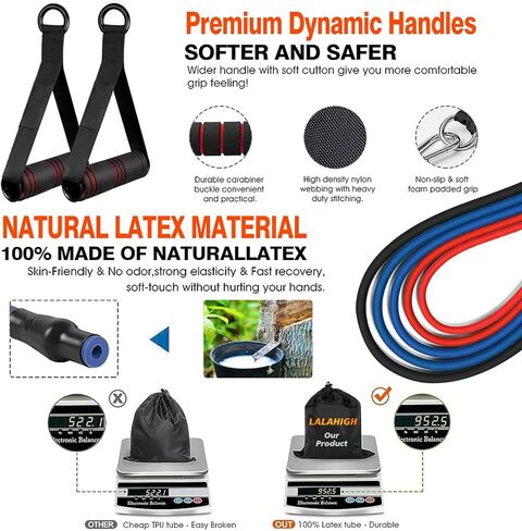 لوحة رفع مطورة: شريط دفع متعدد الوظائف مع أشرطة مقاومة، صالة ألعاب رياضية منزلية محمولة، معدات تدريب القوة، مقابض دفع لأعلى من أجل تمرينات ضغط مثالية، اللياقة المنزلية للرجال والنساء in Kuwait