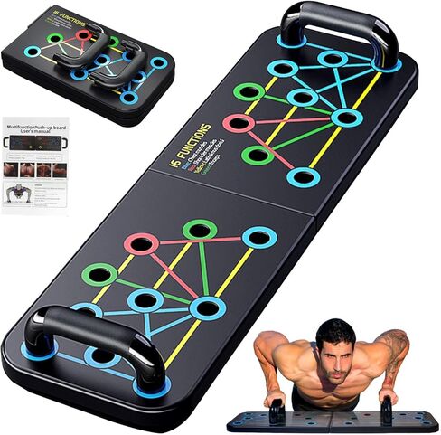 Push Up Board, SRIEEM Multi-function Detachable Push Up Bar, Portable Push up Handles for Floor，Portable Home Gym Workout Equipment for Men and Women in Saudi Arabia