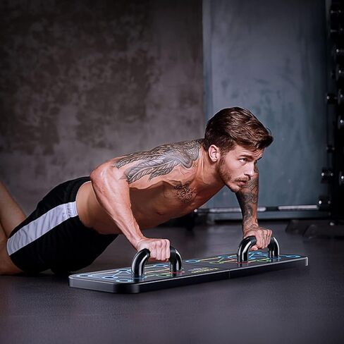 Push Up Board, SRIEEM Multi-function Detachable Push Up Bar, Portable Push up Handles for Floor，Portable Home Gym Workout Equipment for Men and Women in Saudi Arabia