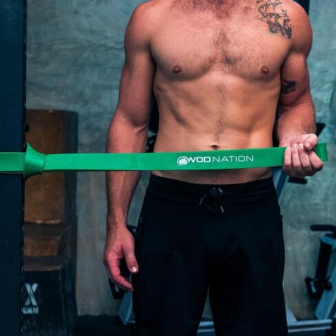 أربطة مساعدة للسحب من WOD Nation (نطاق 10-175 رطل) - الأفضل للمساعدة في السحب، ورفع الذقن، وتمارين أربطة المقاومة، والتمدد، وأعمال التنقل واللياقة البدنية الجادة - أشرطة 41 بوصة in Kuwait