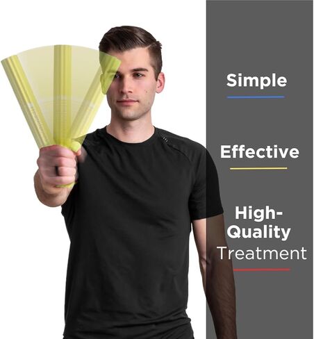 THERABAND FlexBar، شريط العلاج لمرفق التنس، يخفف آلام التهاب الأوتار ويحسن قوة القبضة، شريط المقاومة للاعبي الغولف الكوع والتهاب الأوتار، أحمر، خفيف، مبتدئين in Kuwait