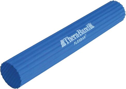 THERABAND FlexBar، شريط العلاج لمرفق التنس، يخفف آلام التهاب الأوتار ويحسن قوة القبضة، شريط المقاومة للاعبي الغولف الكوع والتهاب الأوتار، أحمر، خفيف، مبتدئين in Kuwait