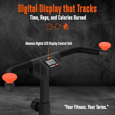 SQUATZ Twist and Shape Foldable Ab Exercise Machine, Double Pully Design Anti-Skid Handle Spin Plates, Targets Lower Body, Stomach, Gut, Glutes, Buttocks, Hips, Waist, Thighs & More in Saudi Arabia